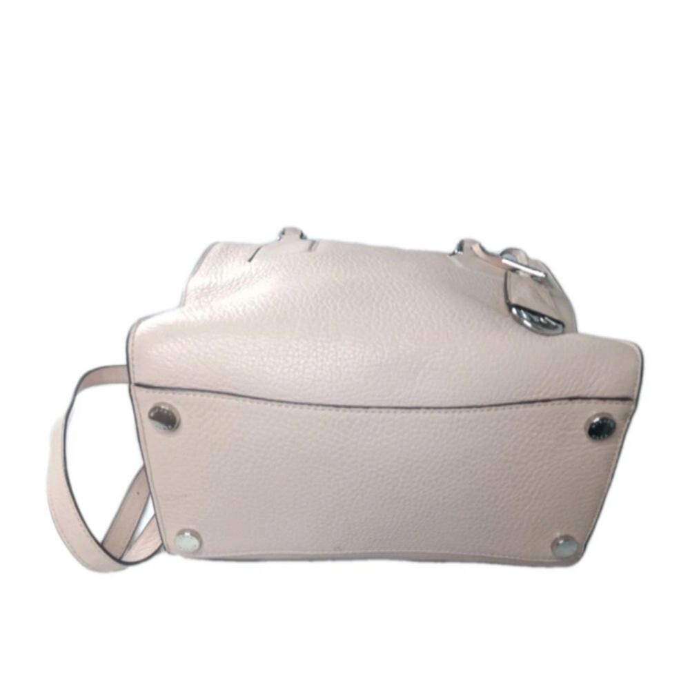 Michael Kors Selby Ballet Satchel Handbag Pink Pebbled-Leather Retail $398 - Picture 9 of 12